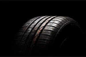 Tire highlighting deep treads